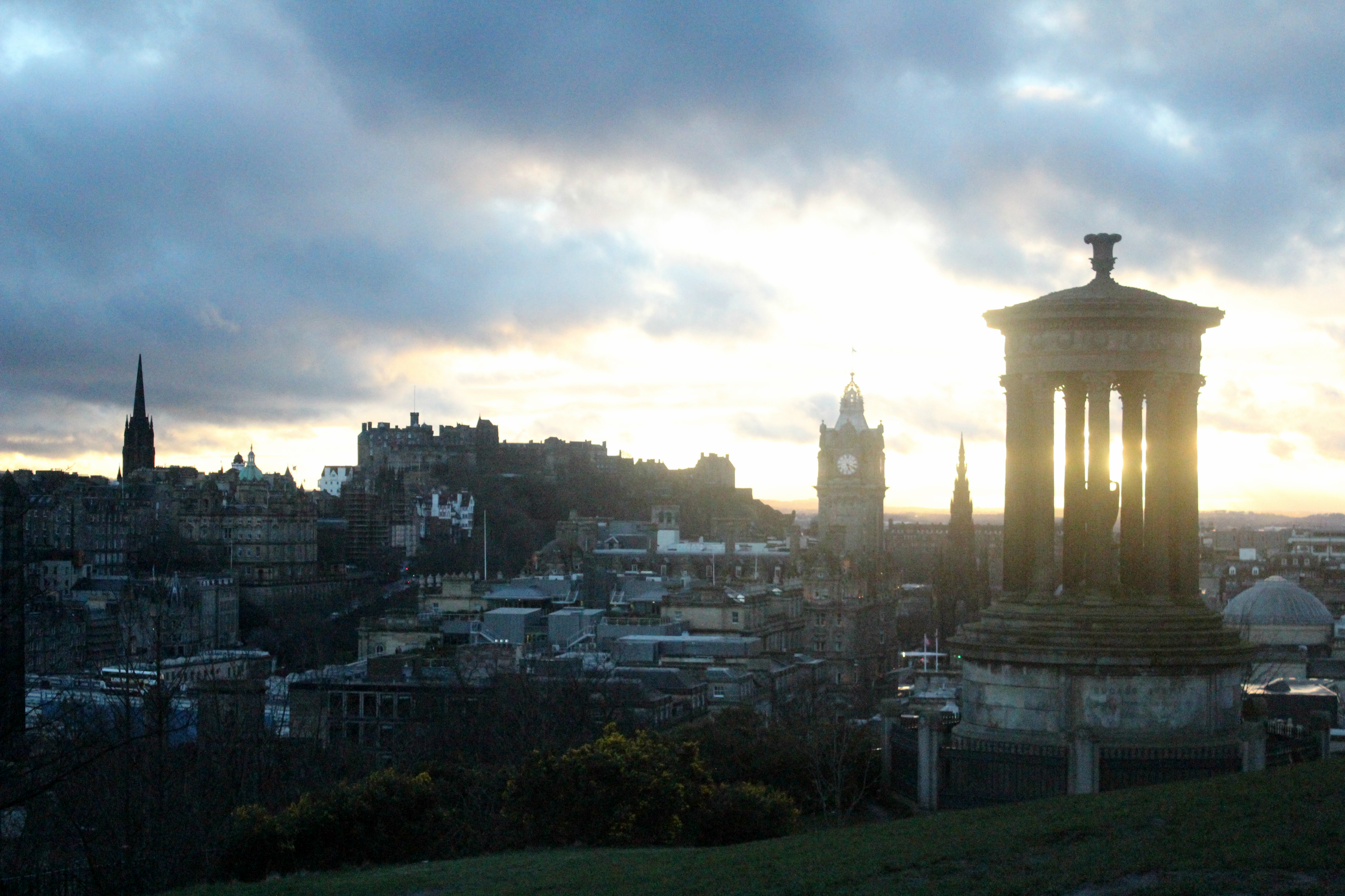 Calton-Hill-Edinburgh-Sunset