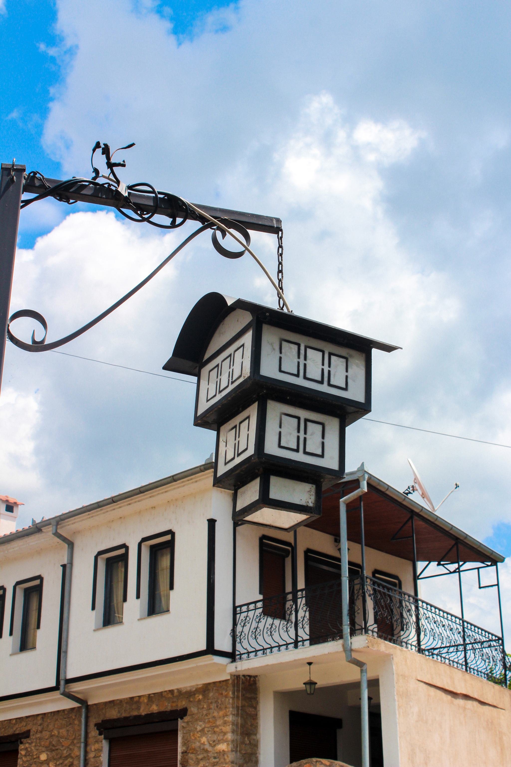 Streetlamps-Lake-Ohrid-Macedonia