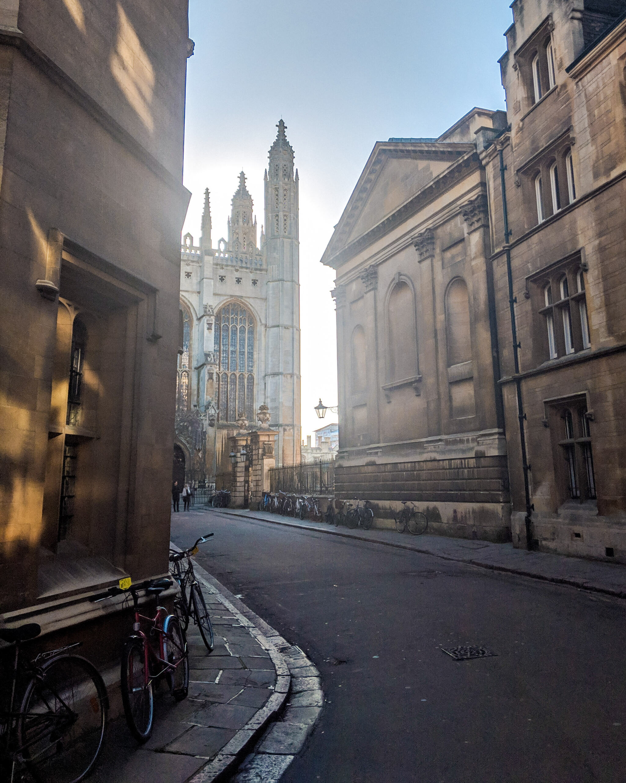 View of King's College Chapel from Trinity Lane